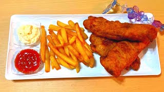 Fish And Chips Recipe ফিস এন্ড চিপস রেসিপি [upl. by Annavahs272]