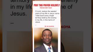 Prayer to RESTORE THE WASTED YEARS  Dr DK OLUKOYA [upl. by Yung]