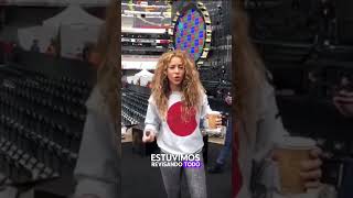 Shakira llora en preparativos del concierto de México [upl. by Millian]