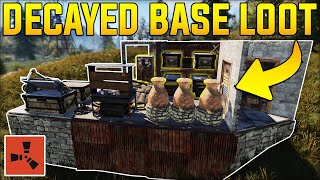 Making BANK From A RUST DECAYED BASE Find For DECAYED JACKPOT LOOT  Rust Gameplay [upl. by Ravi]