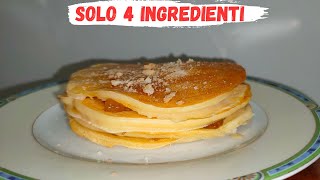 Pancake allo yogurt greco solo 4 ingredienti [upl. by Valenba]