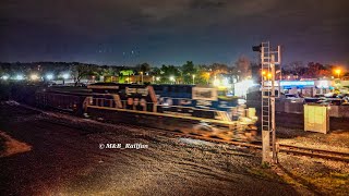 CSX M422 with 3194 CSX P001 at Benning yard Plus more [upl. by Chlori967]