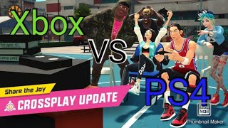 3on3 freestyle CrossPlay update ps4 vs xbox gameplay [upl. by Ayanej]