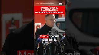 Andrzej Duda w Głuchołazach quotDlaczego dopiero terazquot [upl. by Wilie283]