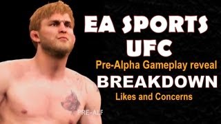 EA SPORTS UFC  Pre Alpha Gameplay Gamescome Breakdown [upl. by Aeslehs233]