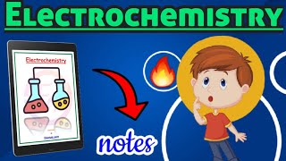 Electrochemistry  Class 12th Chemistry chapter 3 Best NOTES  Edustudypoint [upl. by Wake]