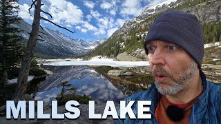 One of the Best Lakes in RMNP Hiking Mills Lake Rocky Mountain National Park [upl. by Soo]