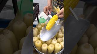 Steamed corn Cutting Fruits Cutting Skill [upl. by Nagek]