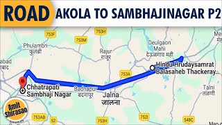 Akola to Sambhaji Nagar Road Trip Part 2 From Mandwa Petrol Pump [upl. by Arrait]