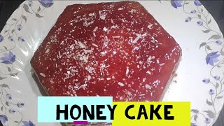 Honey Cake  Bakery Style Honey Cake  Eggless honey cake  हनी केक रेसिपी  Honey Cake Recipe [upl. by Ardnekat344]