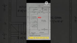 2030 by home design  600 sqft home plan viral home shorts shortvideo construction [upl. by Elias]