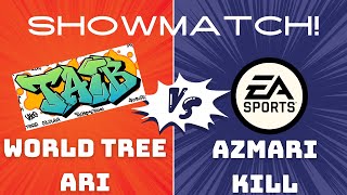 TAIB VS EA SPORTS SHOWMATCH  World Tree Arissana vs Azmari kill [upl. by Byram341]