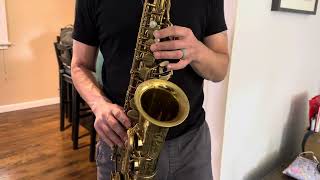 200xxx Selmer Mark VI Alto Saxophone Demo wwwdcsaxcom [upl. by Hairakcaz947]