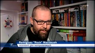 Remigiusz Rock Maciaszek w Wiadomościach TVP1 [upl. by Caria]