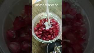 pomegranate milkshake pomegranate youtubeshortsviral [upl. by Nitsua324]