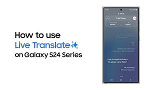 Galaxy S24 Series How to use Live Translate  Samsung Nederland [upl. by Philine]