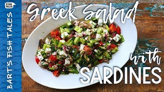 Easy Greek SARDINE salad  Bart van Olphen [upl. by Edana]