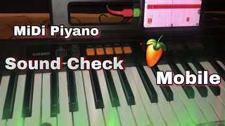 midi piyano Sound quality check ✅✔️ [upl. by Burlie]