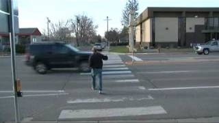 Some drivers found out the hard way why its important to stop for pedestrians [upl. by George]