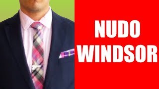 Cómo Hacer El Nudo De Corbata Windsor [upl. by Mohsen659]