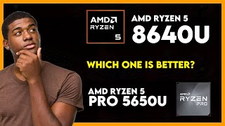 AMD Ryzen 5 8640U vs AMD Ryzen 5 Pro 5650U Comparison [upl. by Hana]