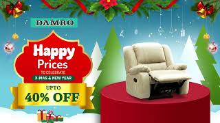 Celebrate XMas amp New Year with Happy Prices on DAMRO Furniture and get Up to 40 Off [upl. by Durward]