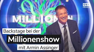 Millionenshow  Backstage Tour mit Armin Assinger [upl. by Nnaaihtnyc]