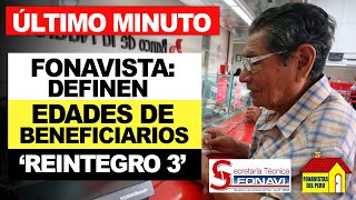 FONAVI REINTEGRO 3 LISTA 21 definen edades de beneficiarios rango a aplicar en el caso de herederos [upl. by Ainniz]