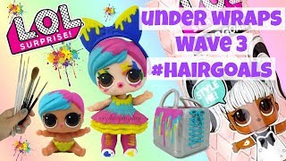 LOL Surprise Under Wraps Wave 3 Hairgoals Splatters Family Splatters Custom Doll LOL Surprise DIY [upl. by Anelys]