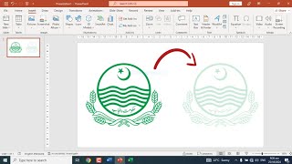 How to make a picture transparent in PowerPoint  Picture Transparency in PowerPoint [upl. by Regazzi]