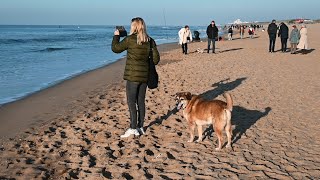 Katwijk lente op het strand 3 november 2024 wwwleidseglibbernl [upl. by Costello169]