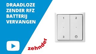 Zehnder RFZ BATTERIJ VERVANGEN  Ventilatielandbe [upl. by Eiffe634]