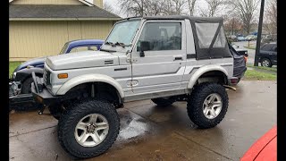 Suzuki Samurai TRE4x4 electric locker RCV axles and 2” lift installation PART 1 [upl. by Yojal861]