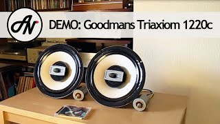 Goodmans Triaxiom 1220c  1960s Vintage Coaxial Speakers Yamaha CDS2000 Yamaha AS2000 [upl. by Neevan]