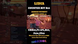 Tekken 8 Lidia combo I Lidia Counter hit combo I Lidia combo with power leveltekken8Lidiacombo [upl. by Adnahsor]