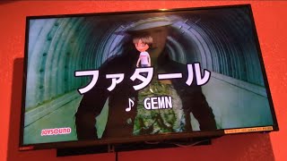 【推しの子】ファタールGEMN カラオケ 一発撮りで歌ってみた [upl. by Avrit924]