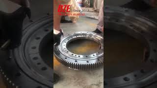 slewingbearing cncmanufacturing Double row slewing bearing assembly and delivery [upl. by Lenka]