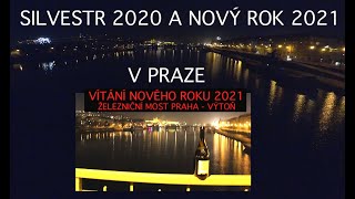 PRAHA Oslavy Silvestra a Nového roku 2021 [upl. by Aihsak763]