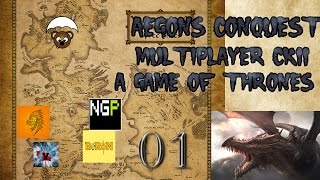 Crusader Kings 2 Multiplayer  A Game of Thrones Mod  War of Conquest 1 [upl. by Nita]