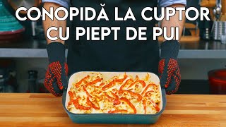 👉Conopida Gratinata 🔥 la Cuptor cu Piept de Pui  Conopida cu Pui la Cuptor  Play pe Qoob [upl. by Bakerman]