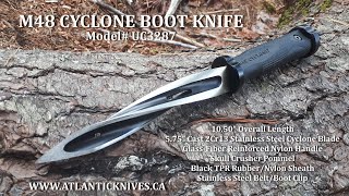 United Cutlery  M48 Cyclone Boot Knife  ModelUC3287 [upl. by Anelrats]