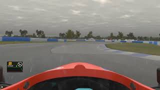 iRacing Onboard Lap Ray FF1600 at Sebring Club Wet 24S3 Thrustmaster Trophy [upl. by Nitsirc]