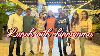 Lunch with Chinnamma  Diya Krishna  Hansika Krishna  Ishaani Krishna  Vaishnav Harichandran [upl. by Ymma]