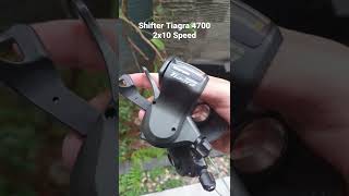 Shifter Sepeda Shimano Tiagra 4700 2x10 Speed Ori Japan [upl. by Mharg]