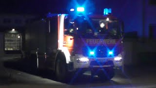 Anfahrt auf Sicht bei Wachausfahrt  Ausrücken Freiwillige Feuerwehr Hagen Löschzug 30 zu Feuer 3 [upl. by Harvison687]