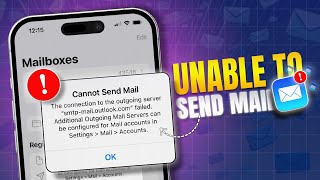 Fix Unable to Send Email on iPhone  Solve Mail Cannot Send Issue on iPhone [upl. by Victory989]