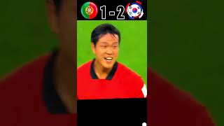 PORTUGAL 🇵🇹 VS SOUTH KOREAN 🇰🇷 MATCH footballshorts ronaldo korean portugal fottball [upl. by Elleirol]