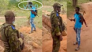 Scène incroyable un VDP Burkinabé tient un détachement militaire ivoirien à la frontière [upl. by Artemed171]