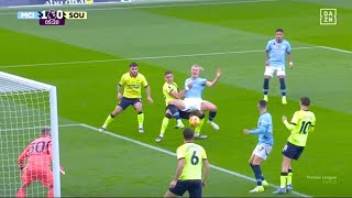 Footage of Erling Haalands Insane Goal vs Southampton 😳😍  Man City [upl. by Rekab888]