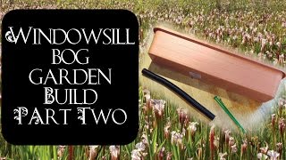 Windowsill Bog Garden Build with Harry Part 2 [upl. by Nwahsan123]